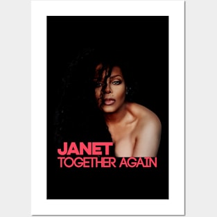 Janet Jackson Vintage Together Again Posters and Art